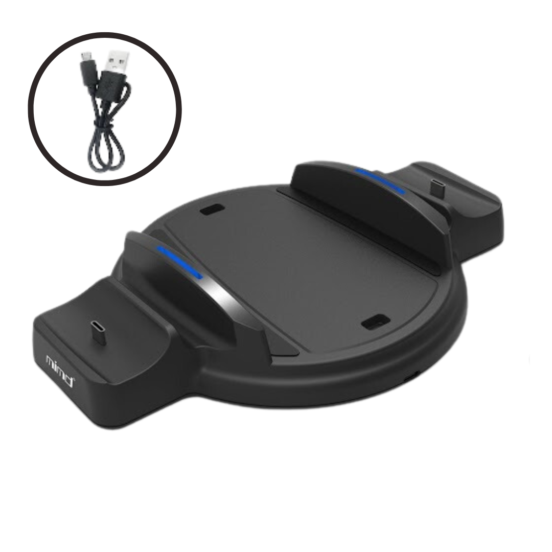 BASE DE CARGA DUAL PARA CONTROLES Y SOPORTE DE CONSOLA PARA PS5 SND-465
