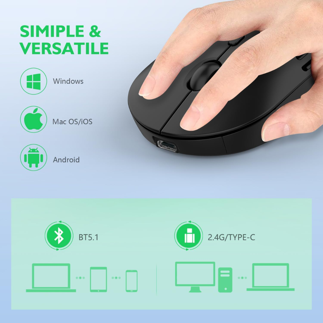 MOUSE ÓPTICO INALÁMBRICO T-03