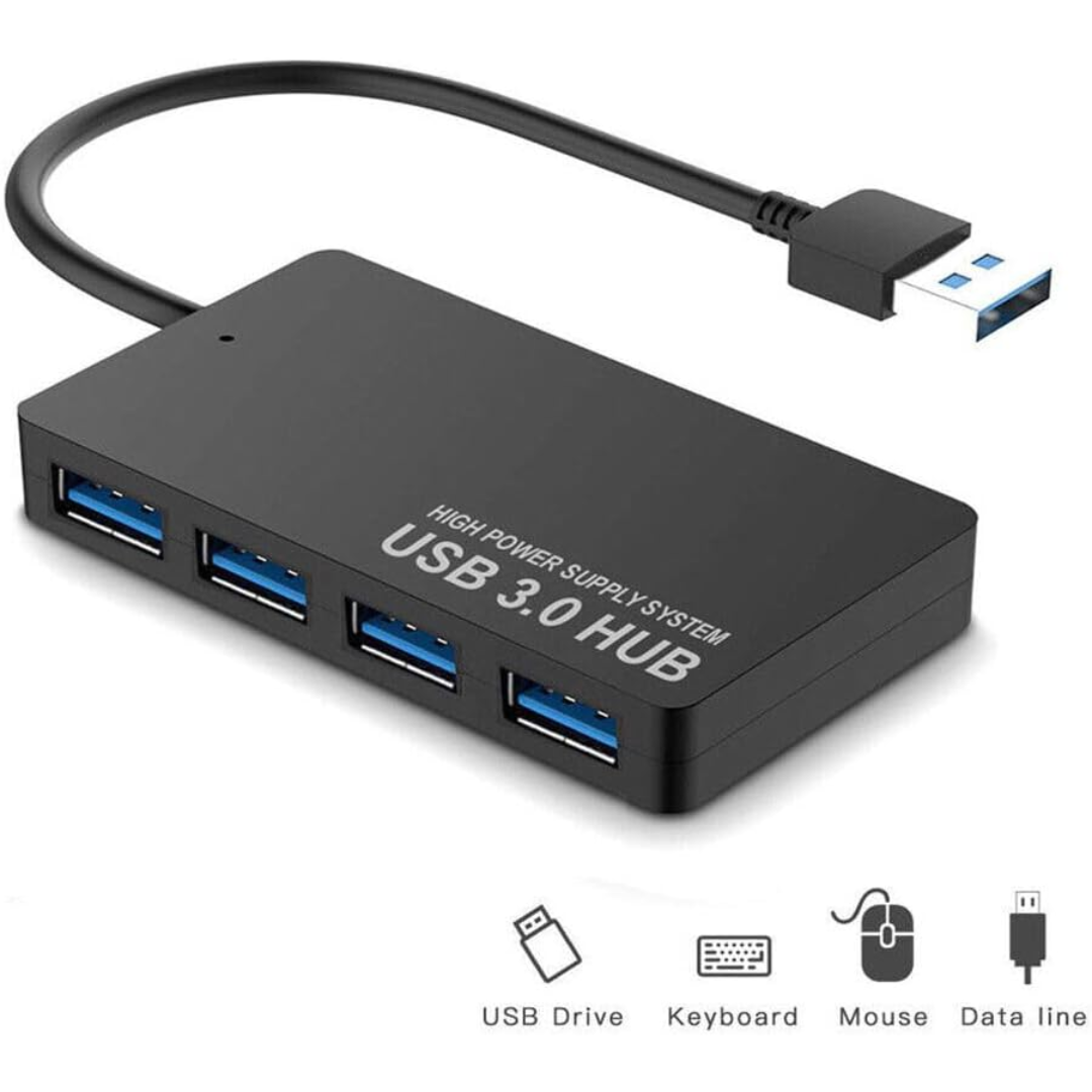 ADAPTADOR DE DATOS DE ALTA VELOCIDAD CON DIVISOR DE 4 PUERTOS USB 3.0 C3.1