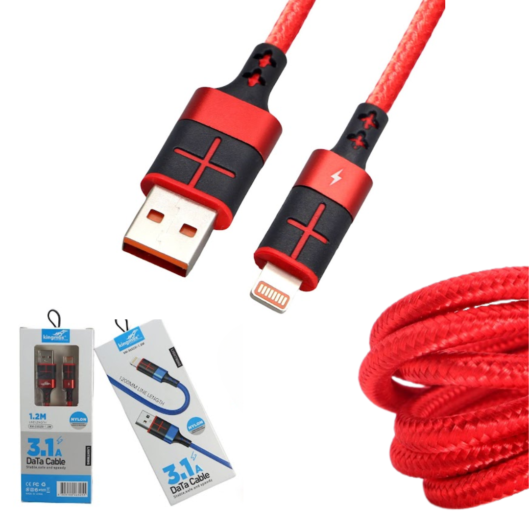 CABLE USB A LIGHTNING DE 1.2M KM-E6525I-1.2M