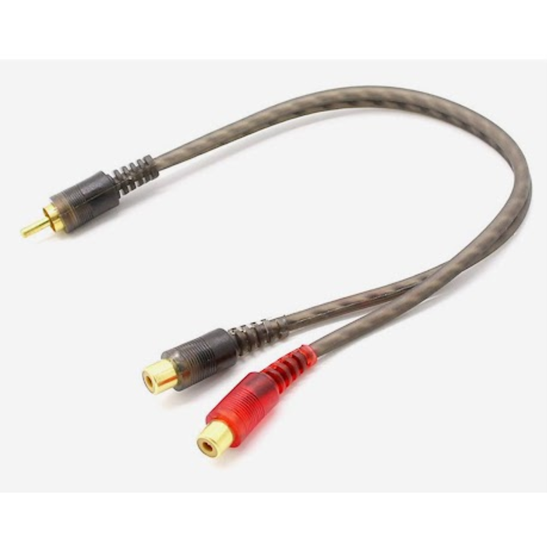 CABLE DE AUDIO PARA AUTOMÓVIL 2 A 1 K-YP04