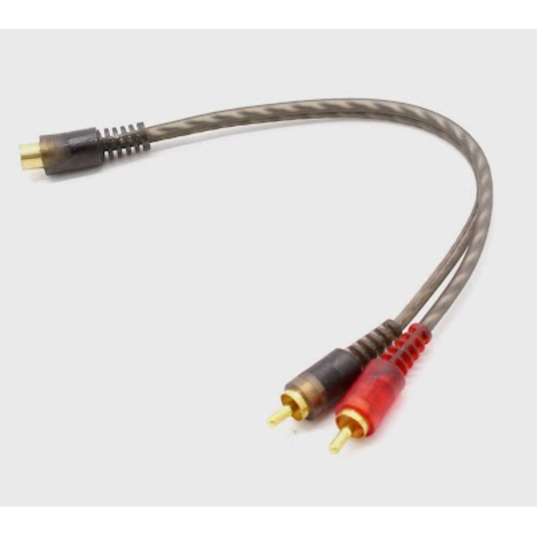CABLE DE AUDIO PARA AUTOMÓVIL 2 A 1 K-YP03