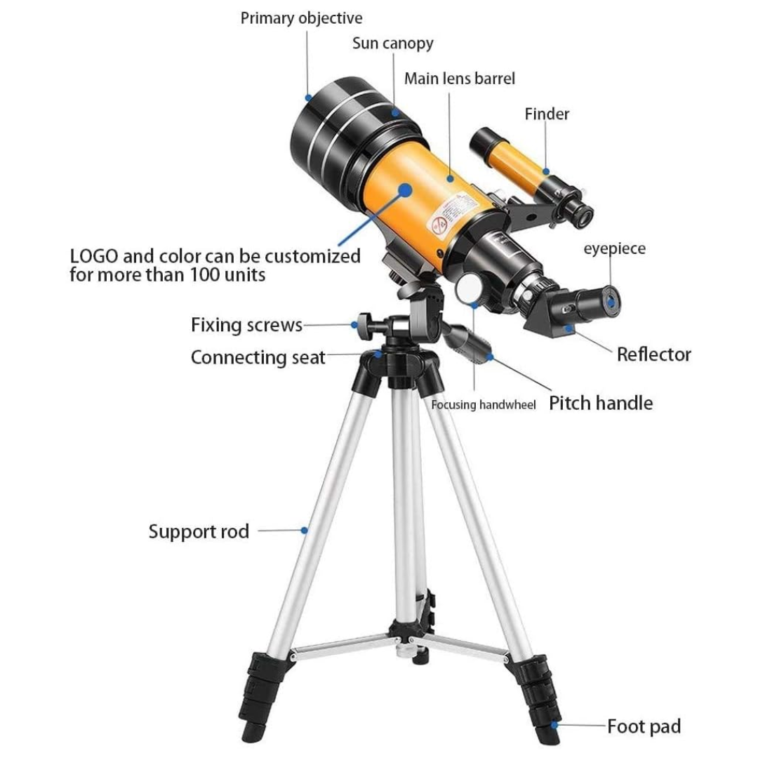 TELESCOPIO ASTRONÓMICO AZM70300