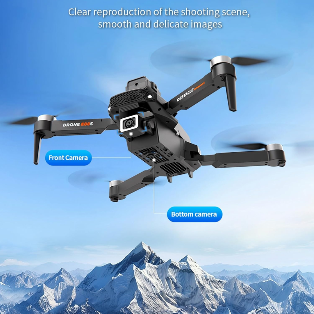 DRONE DE 2 CÁMARAS 8K E88S
