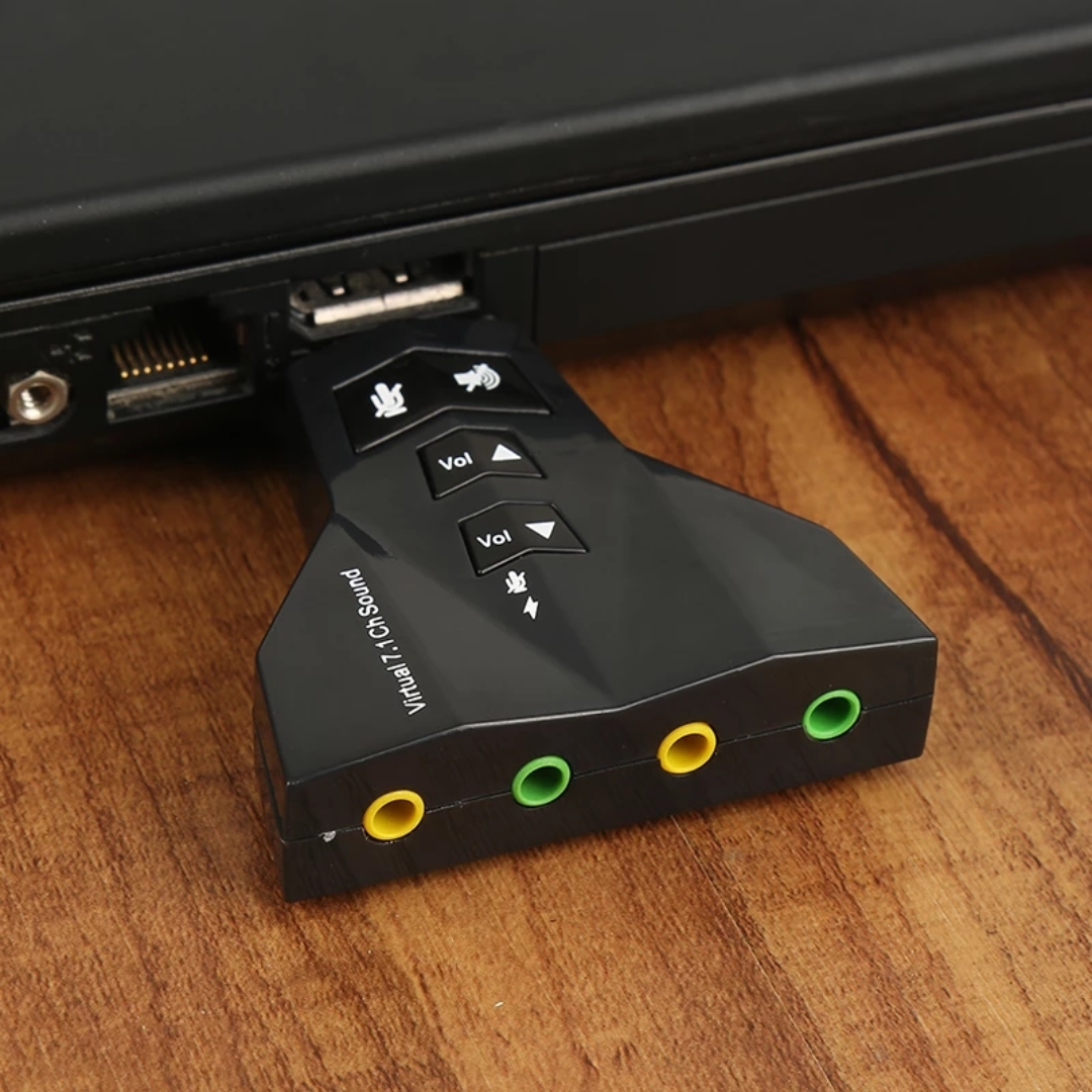 ADAPTADOR DE SONIDO EXTERNO USB V7.1 DSY-71