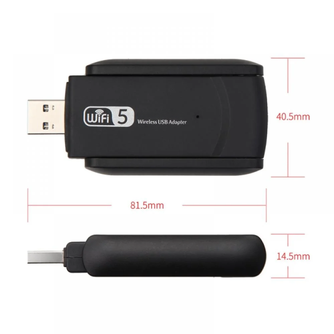 ADAPTADOR USB DE DOBLE BANDA AC-1300