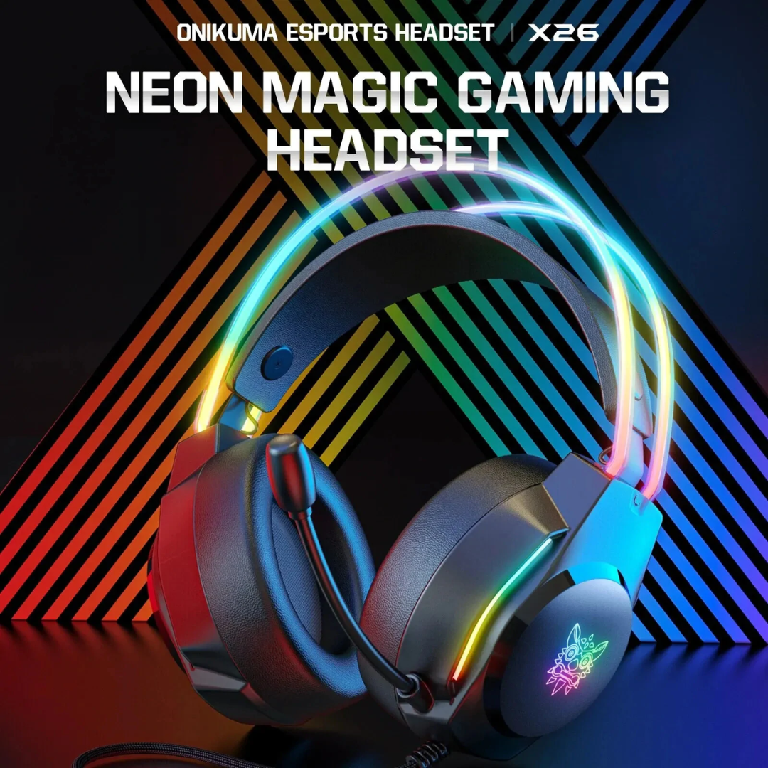 AURICULARES PARA JUEGOS ONIKUMA X26