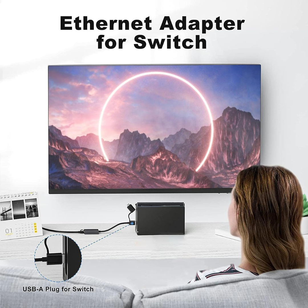 ADAPTADOR 2 EN 1 USB 3.0+USB TIPO-C A RJ45 (1000M) BYL-2207