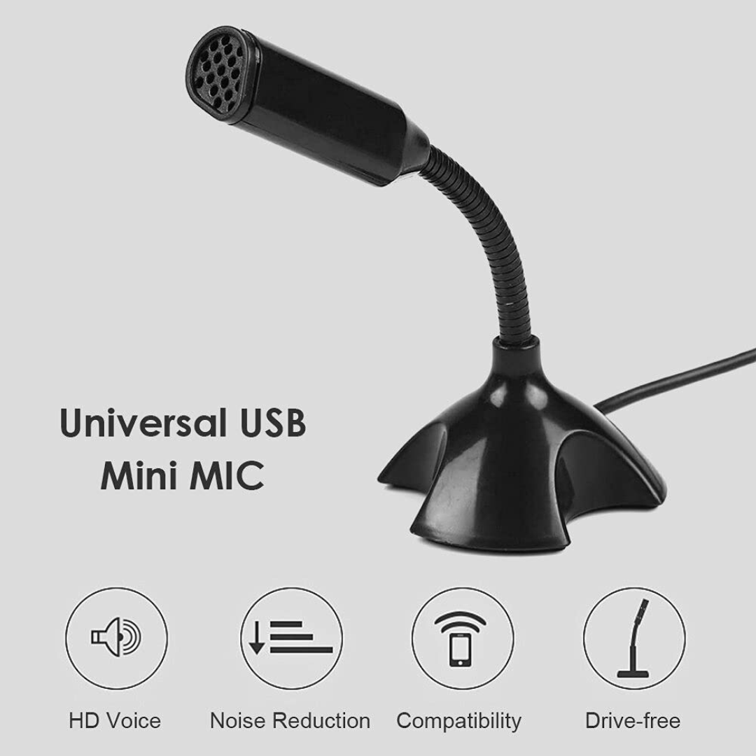 MICRÓFONO CAPACITIVO CON CABLE USB M-306