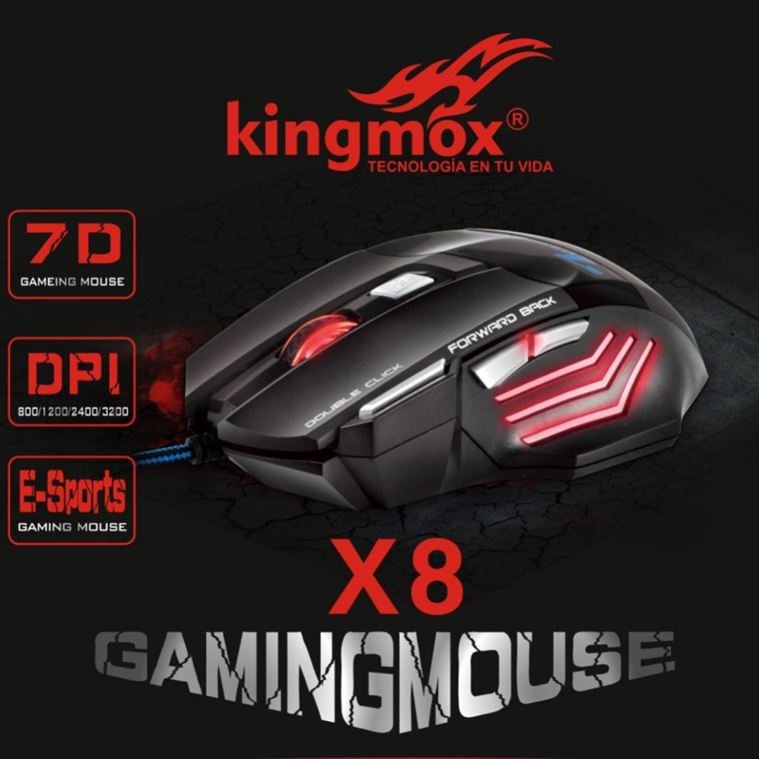 MOUSE PARA JUEGOS X8