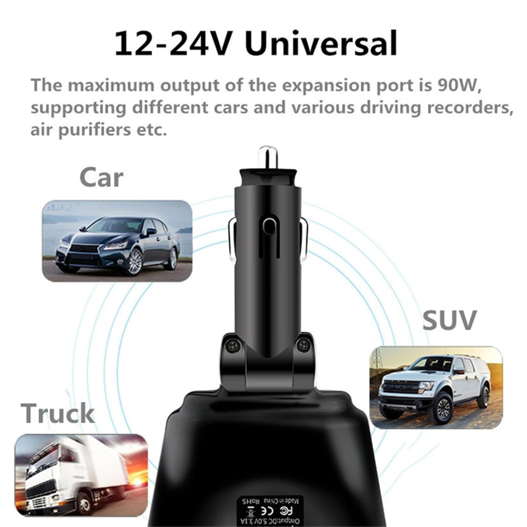 CARGADOR PARA AUTO 4 EN 1 VY-Q03