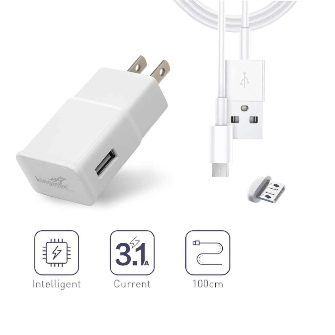 CARGADOR RÁPIDO 3.1A MICRO USB DSY-6001M