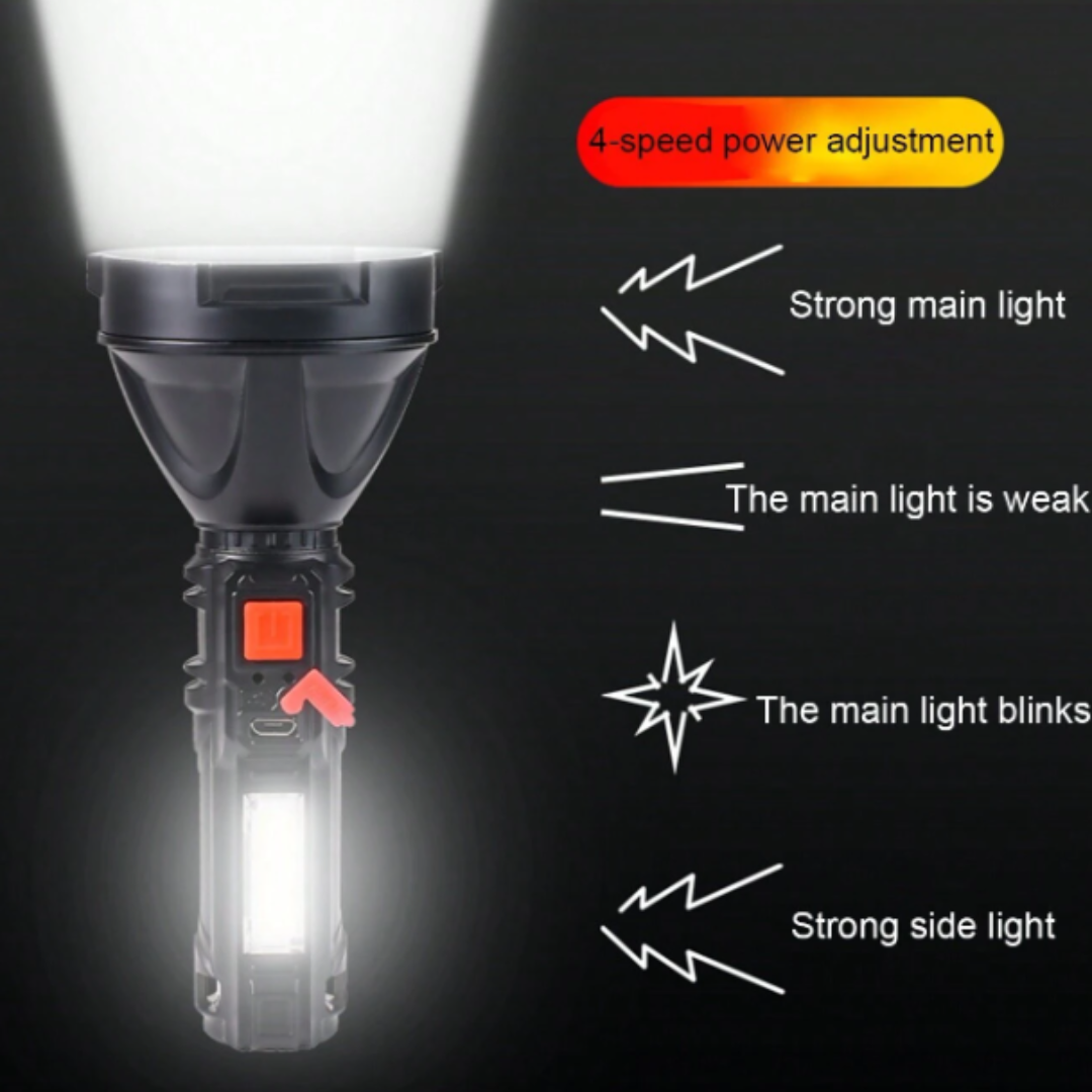 LINTERNA LED DE CARGA USB BS-3930-3W