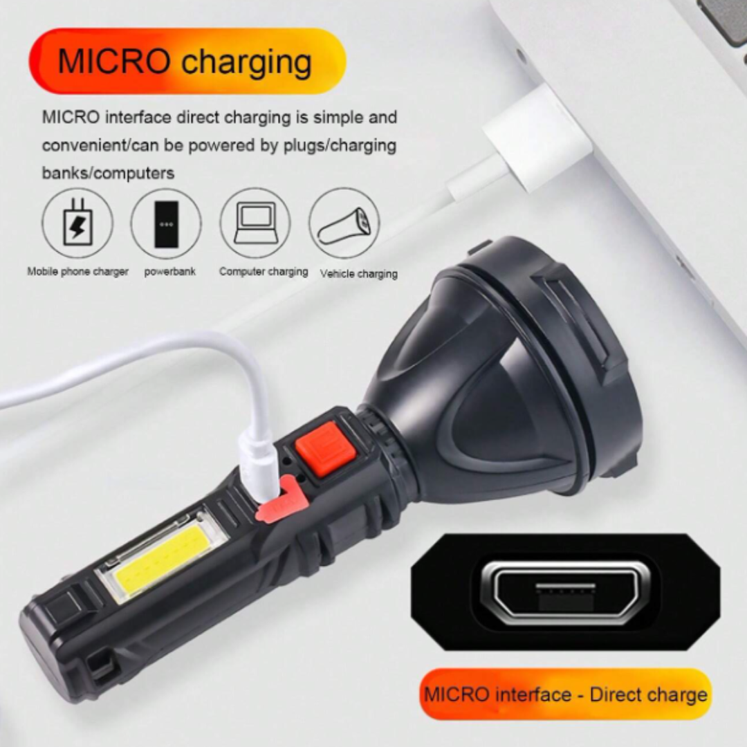 LINTERNA LED DE CARGA USB BS-3930-3W