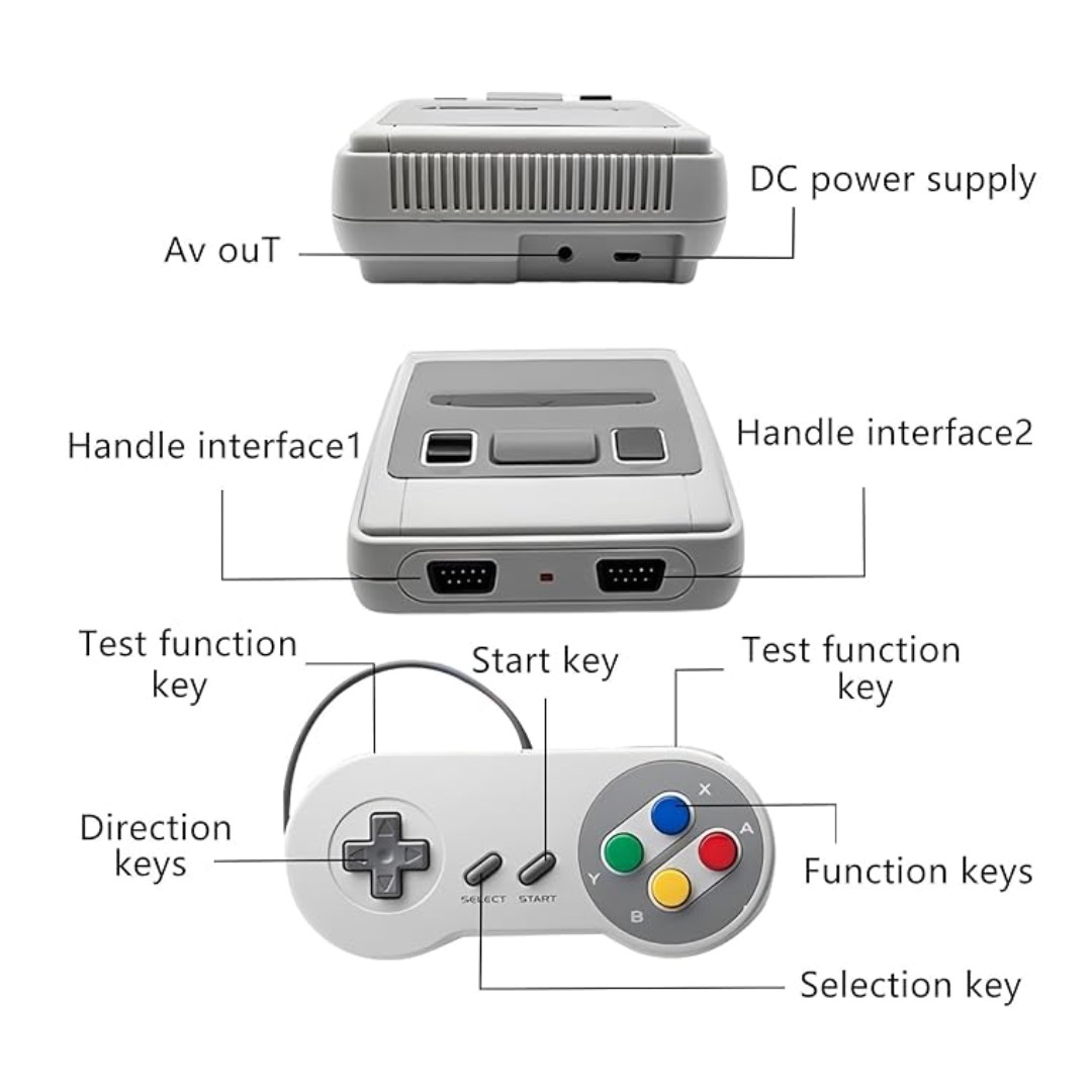 CONSOLA DE 620 VIDEOJUEGOS CLÁSICOS - 620
