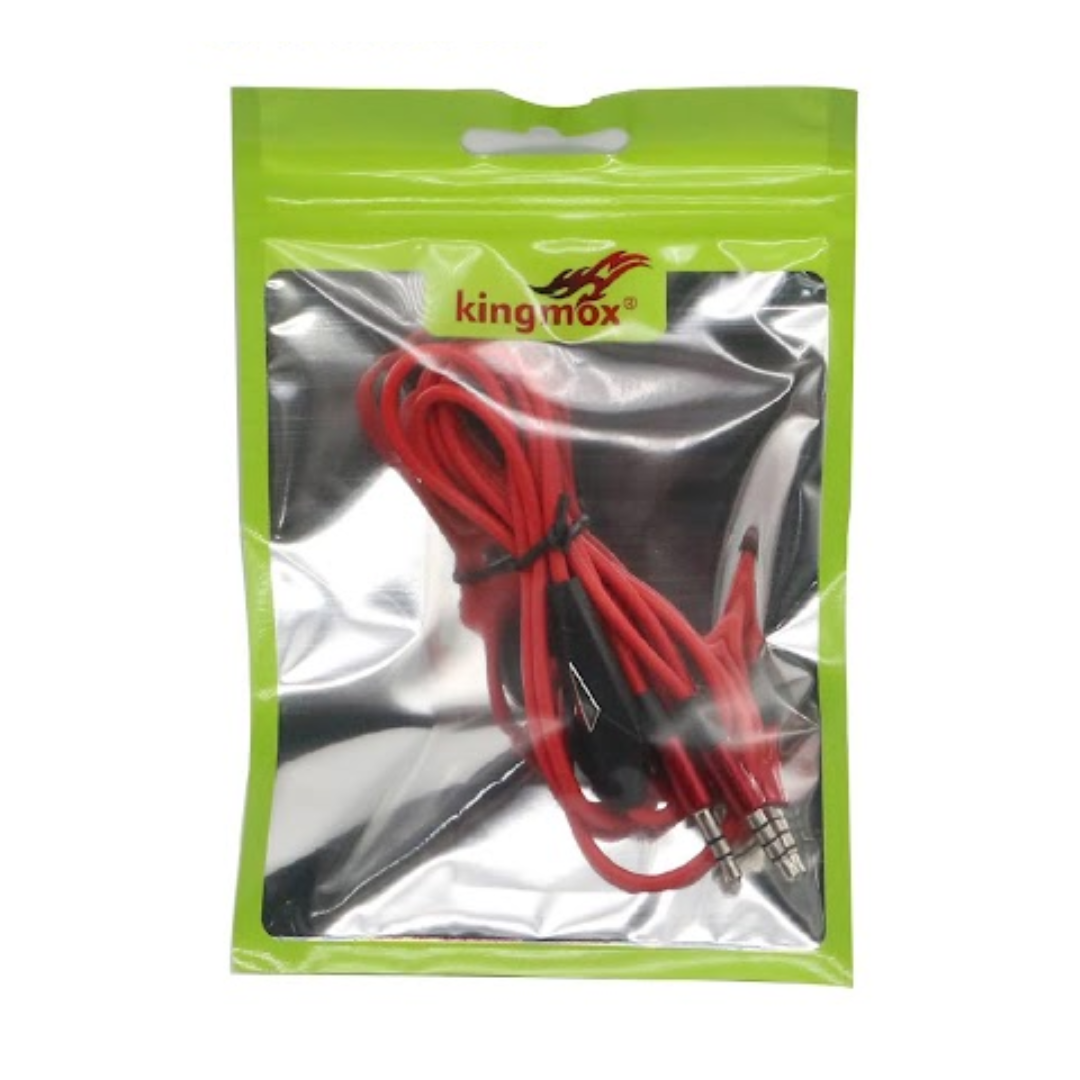 CABLE AUXILIAR DE AUDIO CON MICRÓFONO DE 1.2M DSY-6518