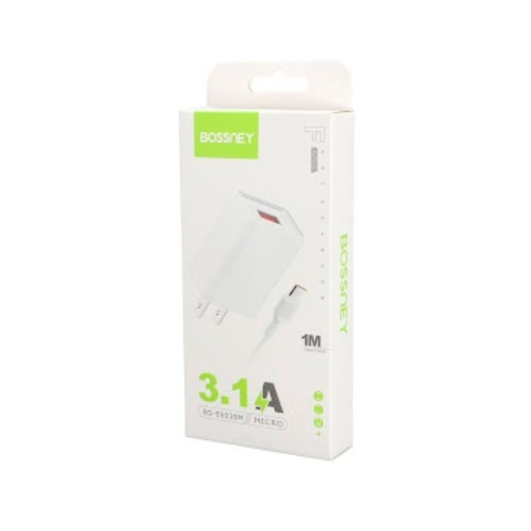 CARGADOR CON PUERTO MICRO USB BS-E6039M