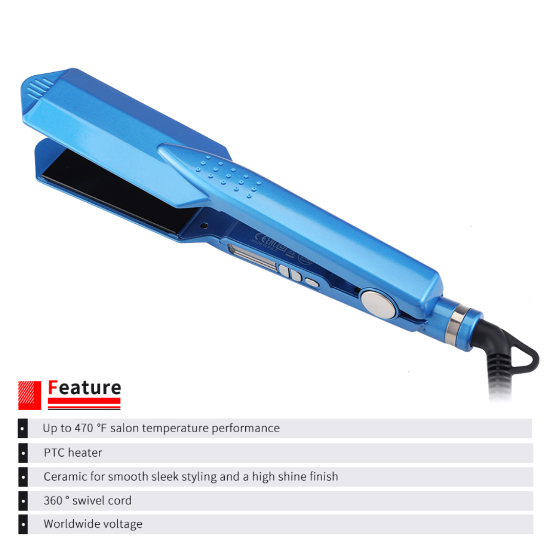 PLANCHA DE CABELLO ELÉCTRICA KM-H9846