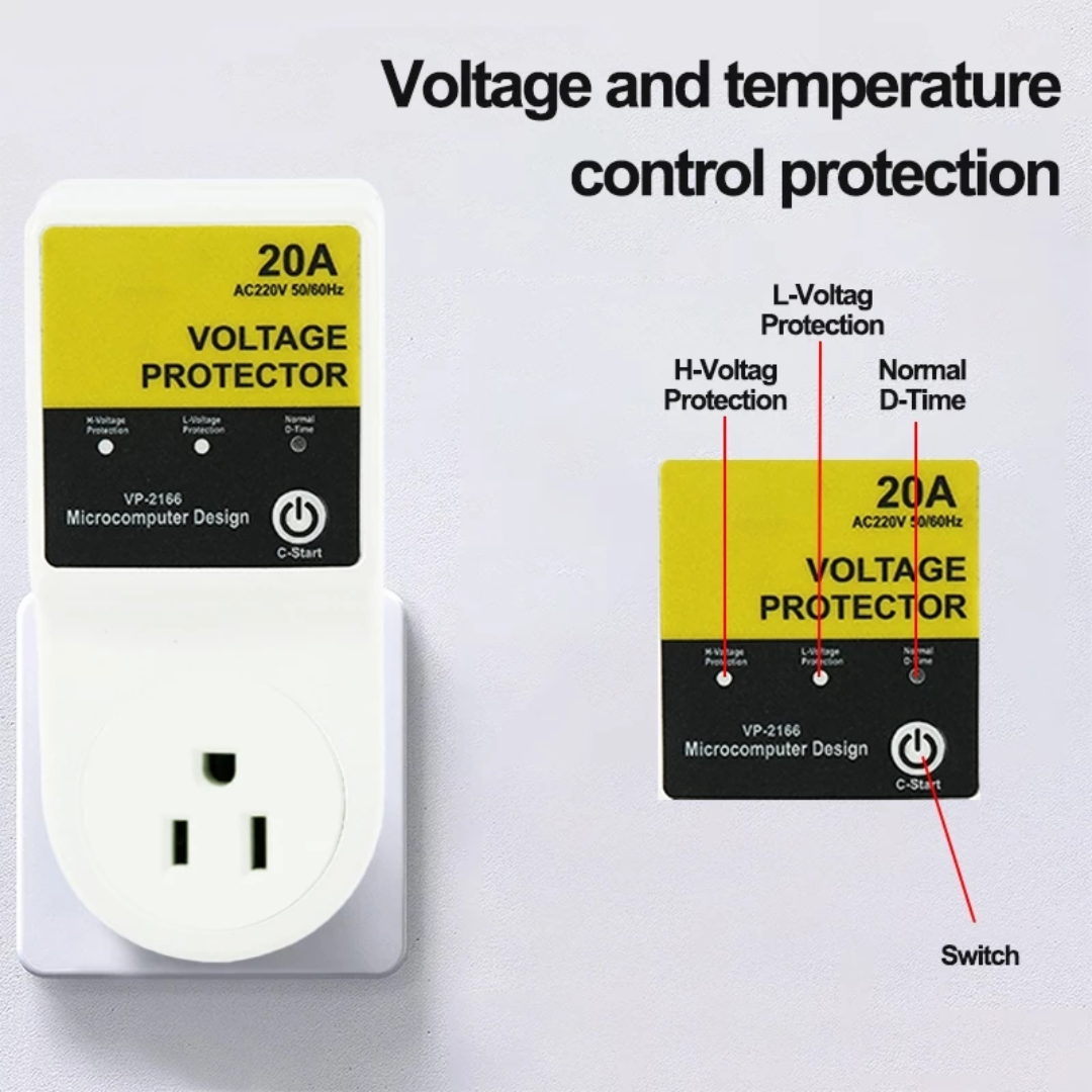 PROTECTOR DE VOLTAJE DE EQUIPOS ELECTRÓNICOS VP-2166-110V