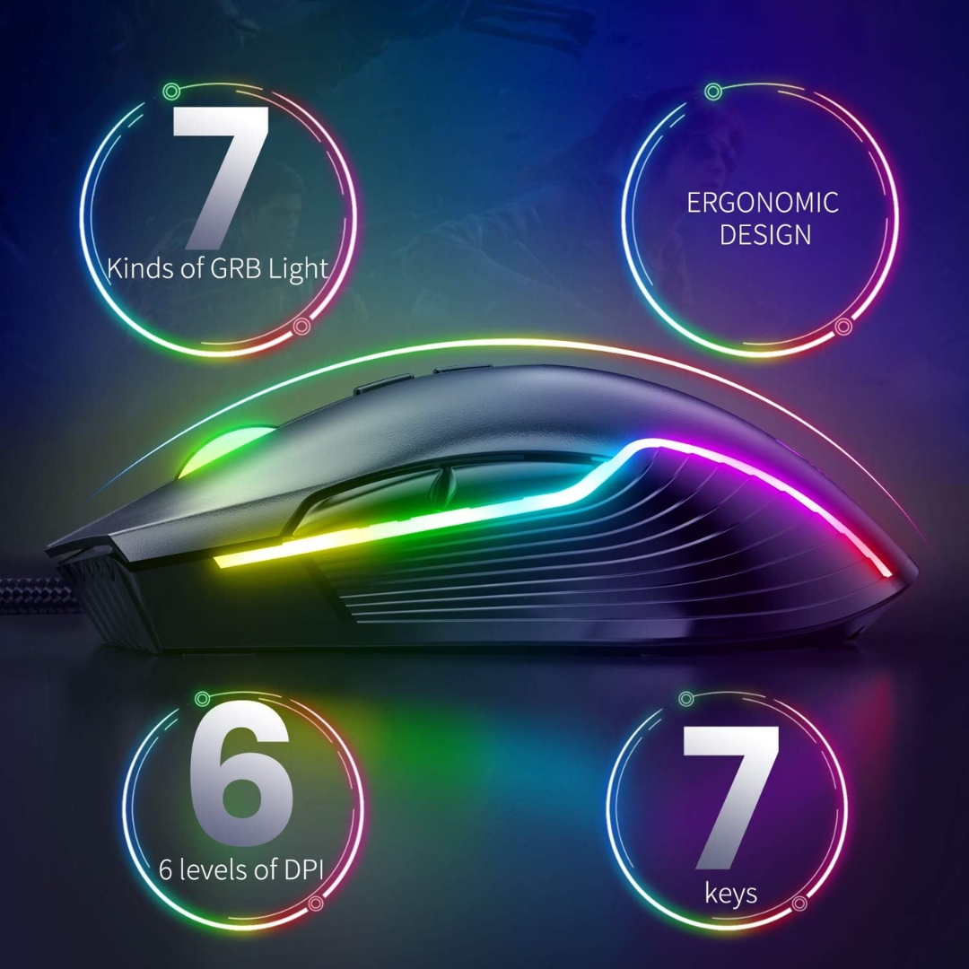 MOUSE PARA JUEGOS ONIKUMA CW905