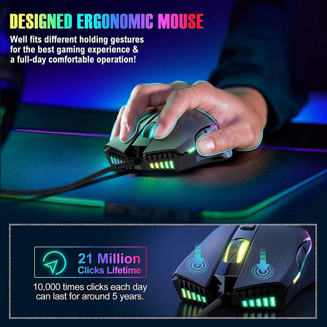 MOUSE PARA JUEGOS ONIKUMA CW905