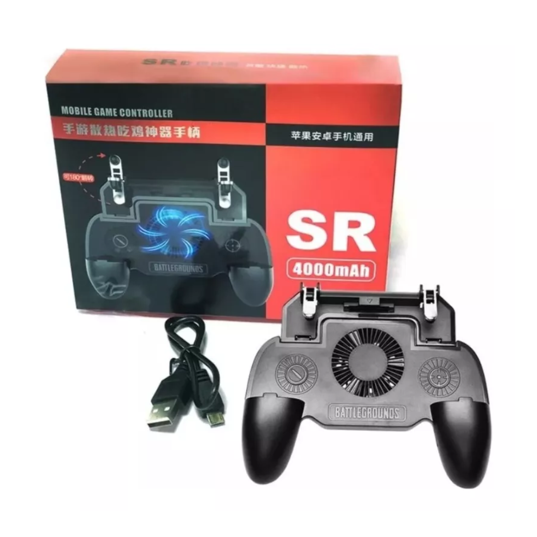 CONTROL DE JUEGO MECÁNICO CON VENTILADOR LUZ AZUL SR