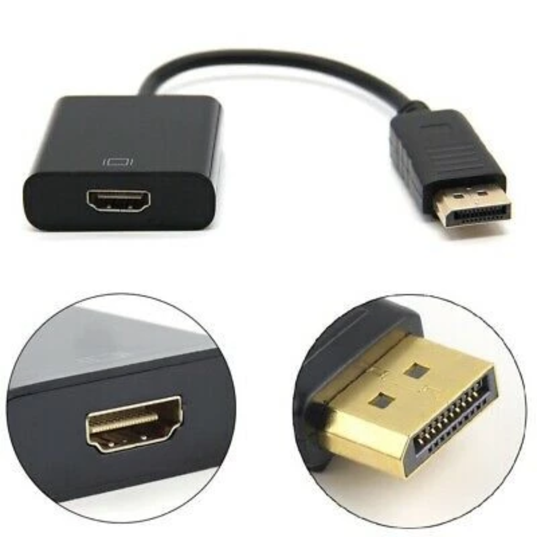 ADAPTADOR DP MACHO A HDMI HEMBRA KMDP-HD