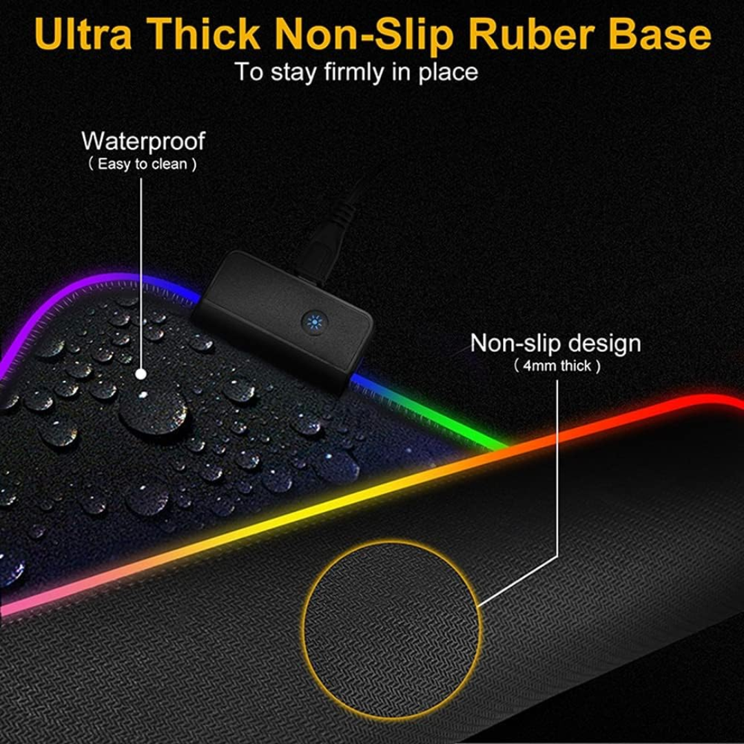 MOUSE PAD CON ILUMINACIÓN RGB EN DISTINTOS MODELOS QS-04RGB