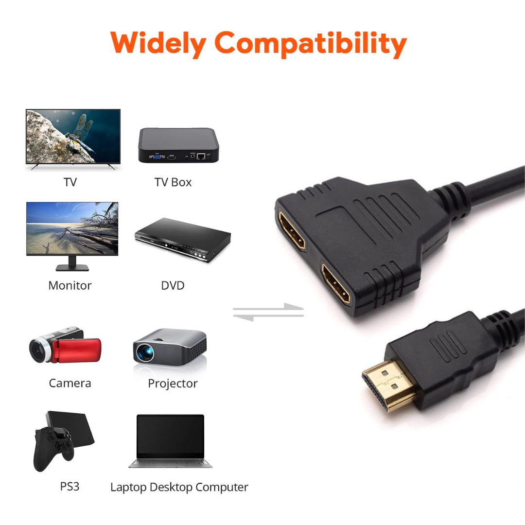 ADAPTADOR APLITTER HDMI A 2 PUERTOS HDMI O HDMI HUB DSY-9511
