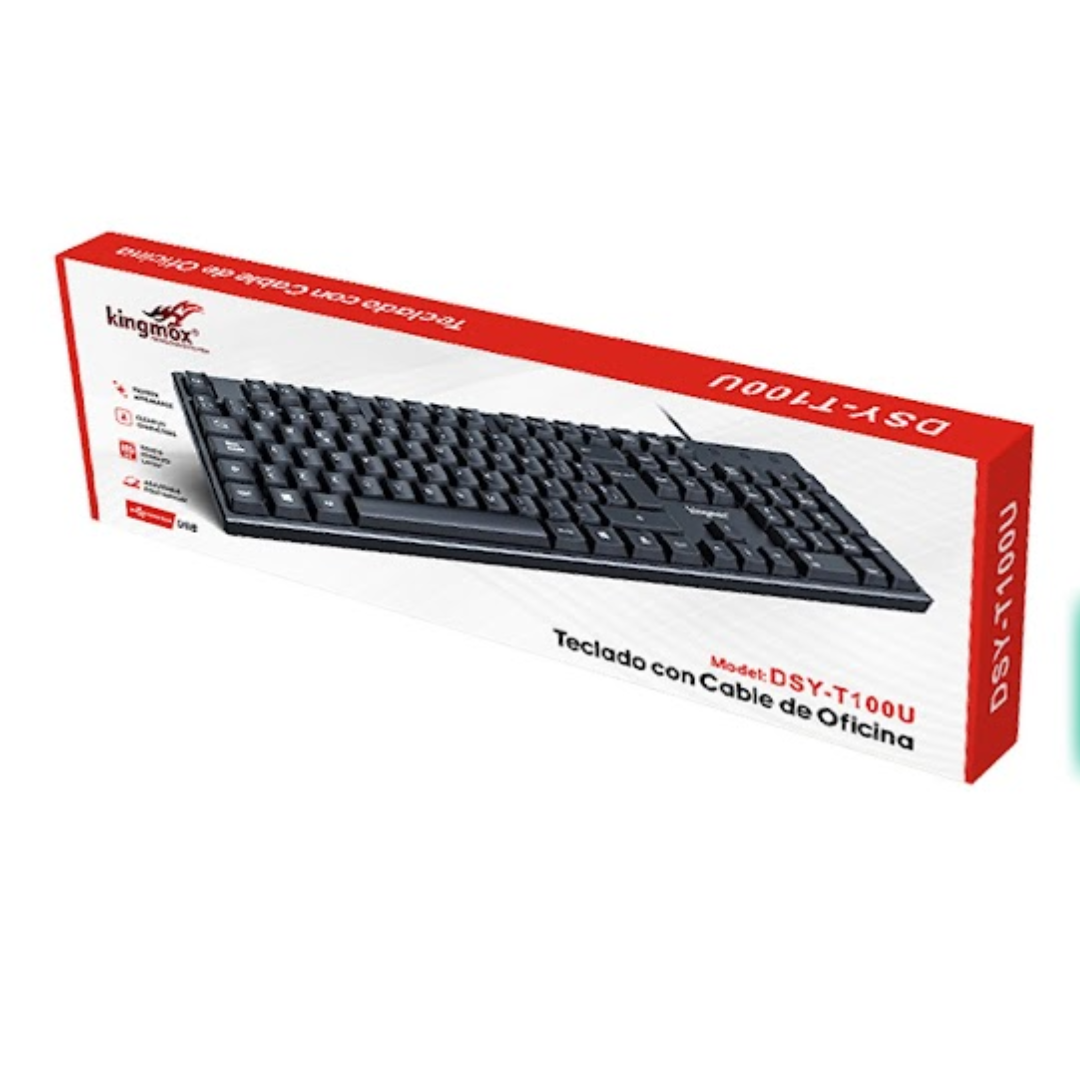 TECLADO DE OFICINA CON CABLE DSY-T100U