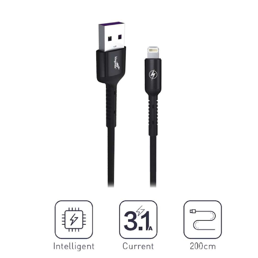 CABLE USB A LIGHTNING DE 2M DSY-6508I-2M