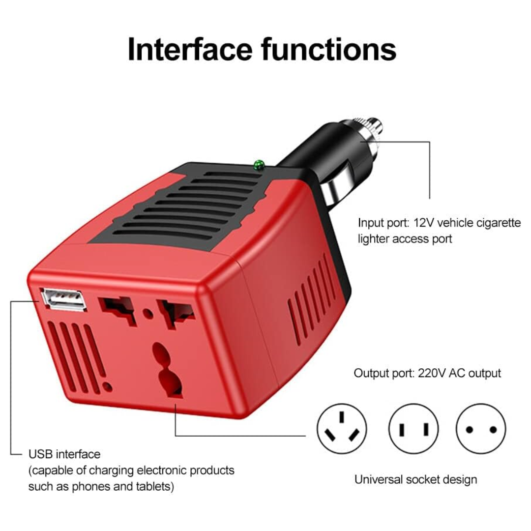 INVERSOR DE CORRIENTE PARA AUTO YC-316