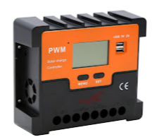 CONTROLADOR SOLAR 12V/24V/48V DE 80A PWM-180