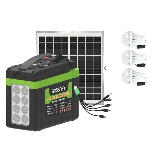 SISTEMA SOLAR PORTÁTIL BS-S3720-8AH