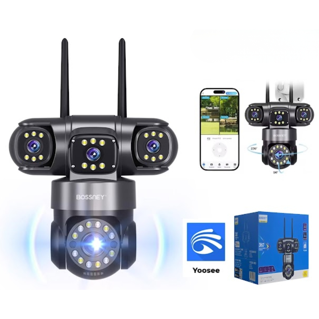 CÁMARA DE SEGURIDAD 3 EN 1 360° BS-H9030
