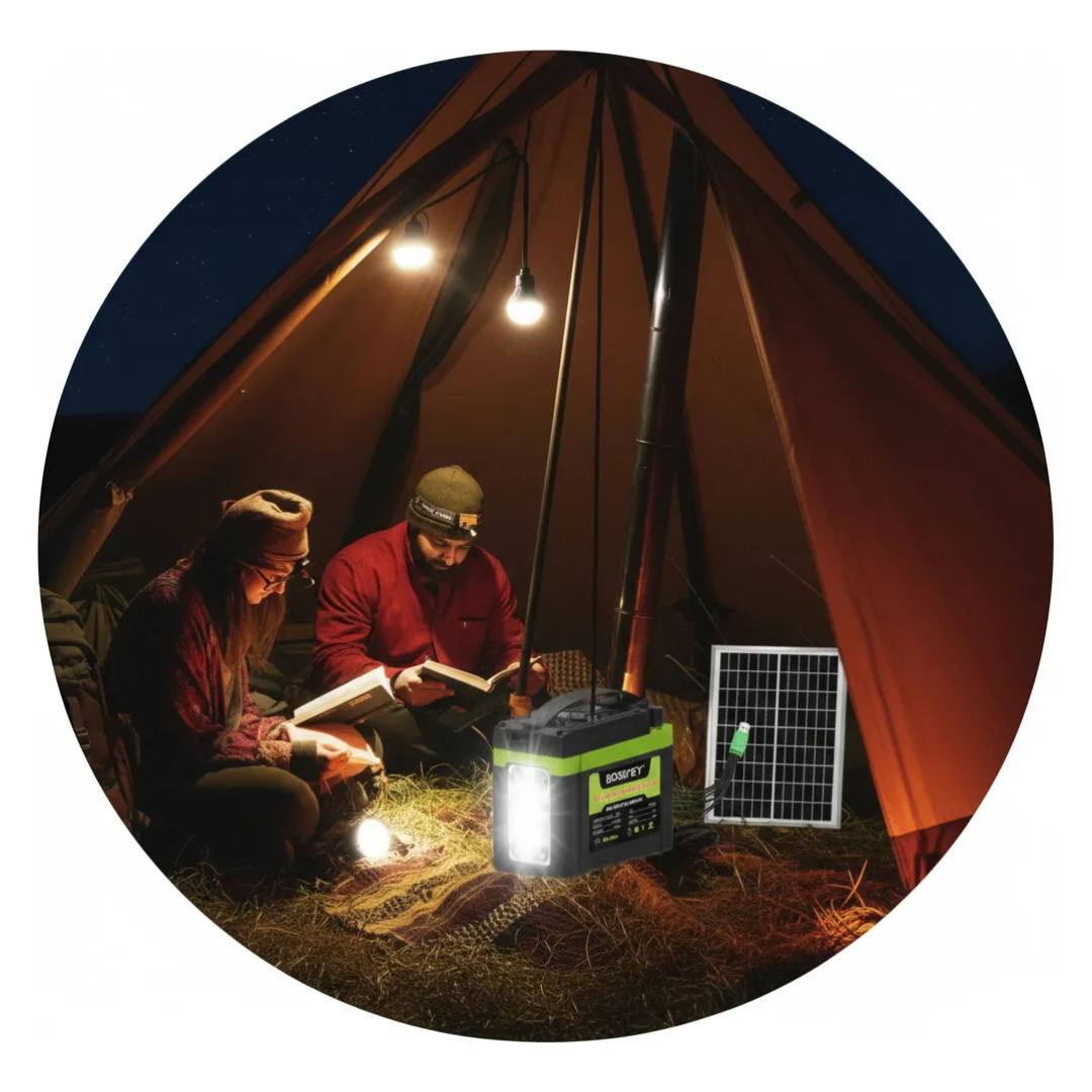 SISTEMA SOLAR PORTÁTIL BS-S3720-8AH