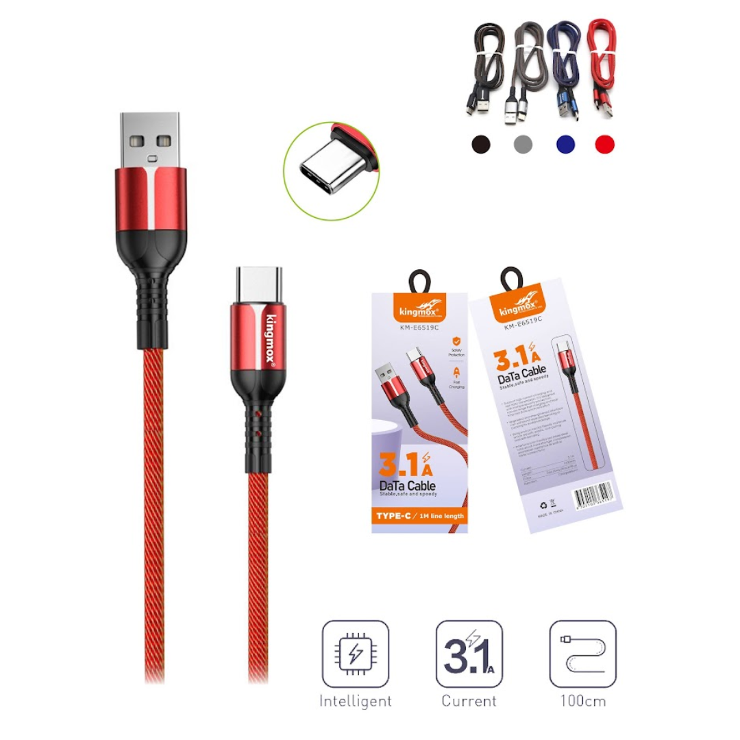 CABLE USB A USB TIPO C DE 1M KM-E6519C