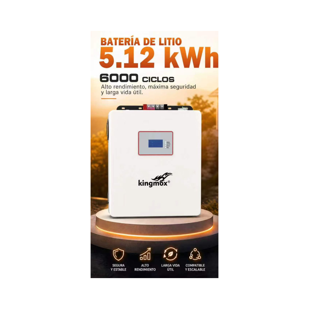 BATERÍA DE LITIO 100AH 5.12kWh