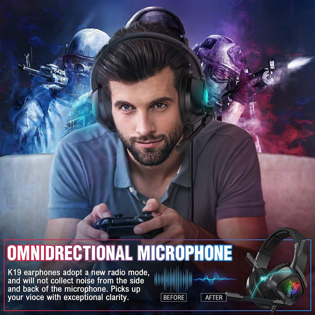 AURICULARES PARA JUEGOS ONIKUMA K19