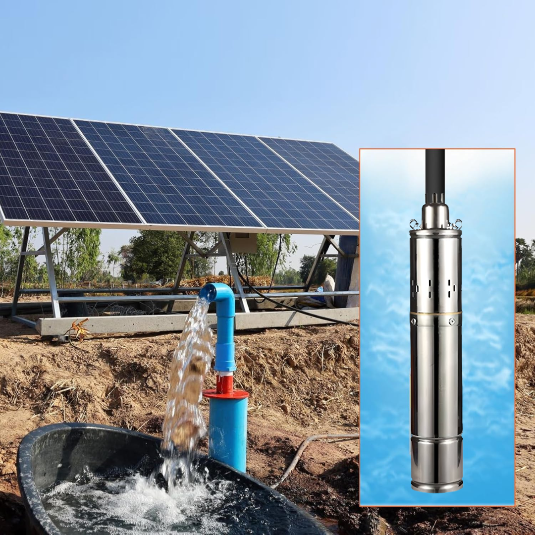 BOMBA DE AGUA SOLAR KM1.3-60M-24V-180W