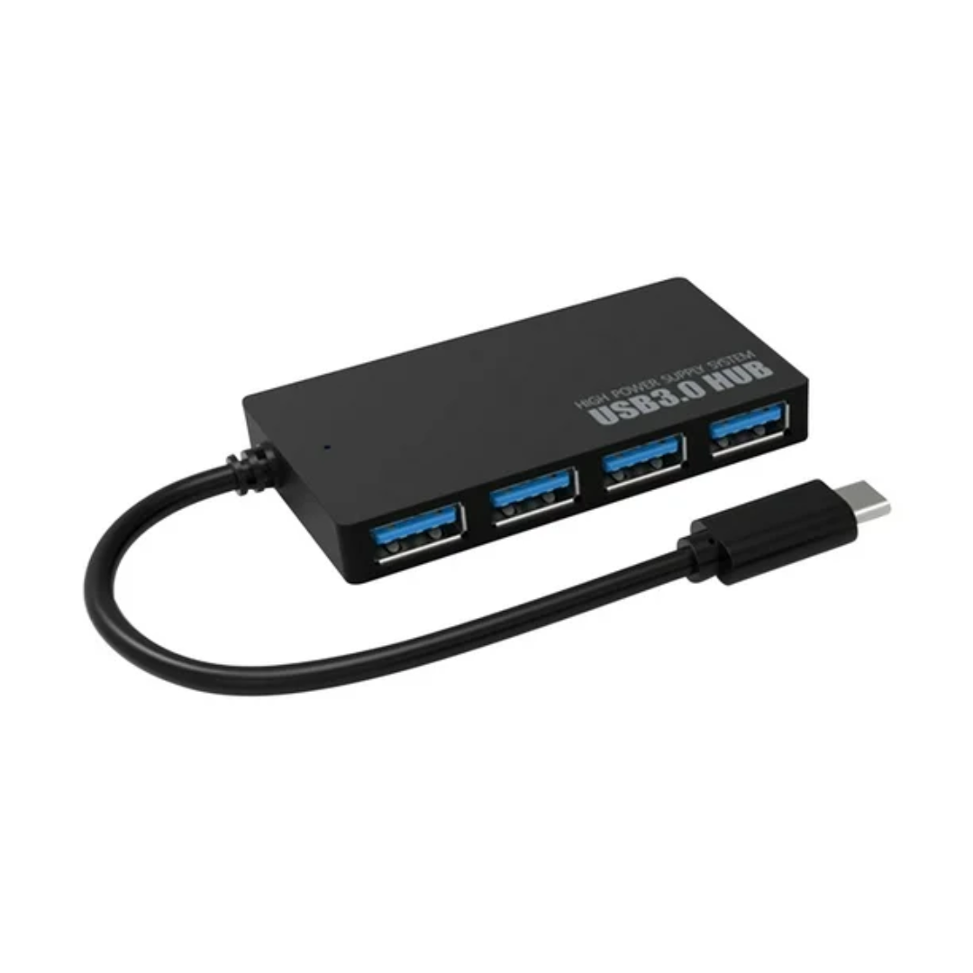 ADAPTADOR DE DATOS DE ALTA VELOCIDAD CON DIVISOR DE 4 PUERTOS USB 3.0 C3.1