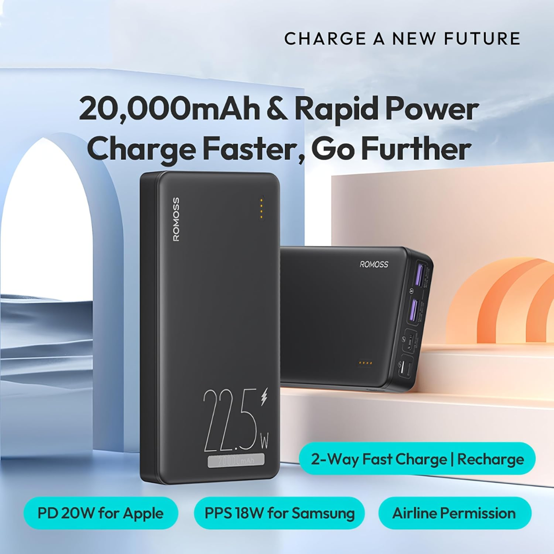 CARGADOR PORTÁTIL DE CARGA RÁPIDA DE 20000 MAH PPB20-571