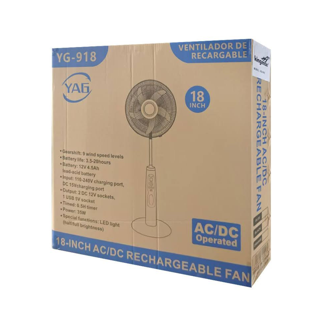 VENTILADOR SOLAR YG-918