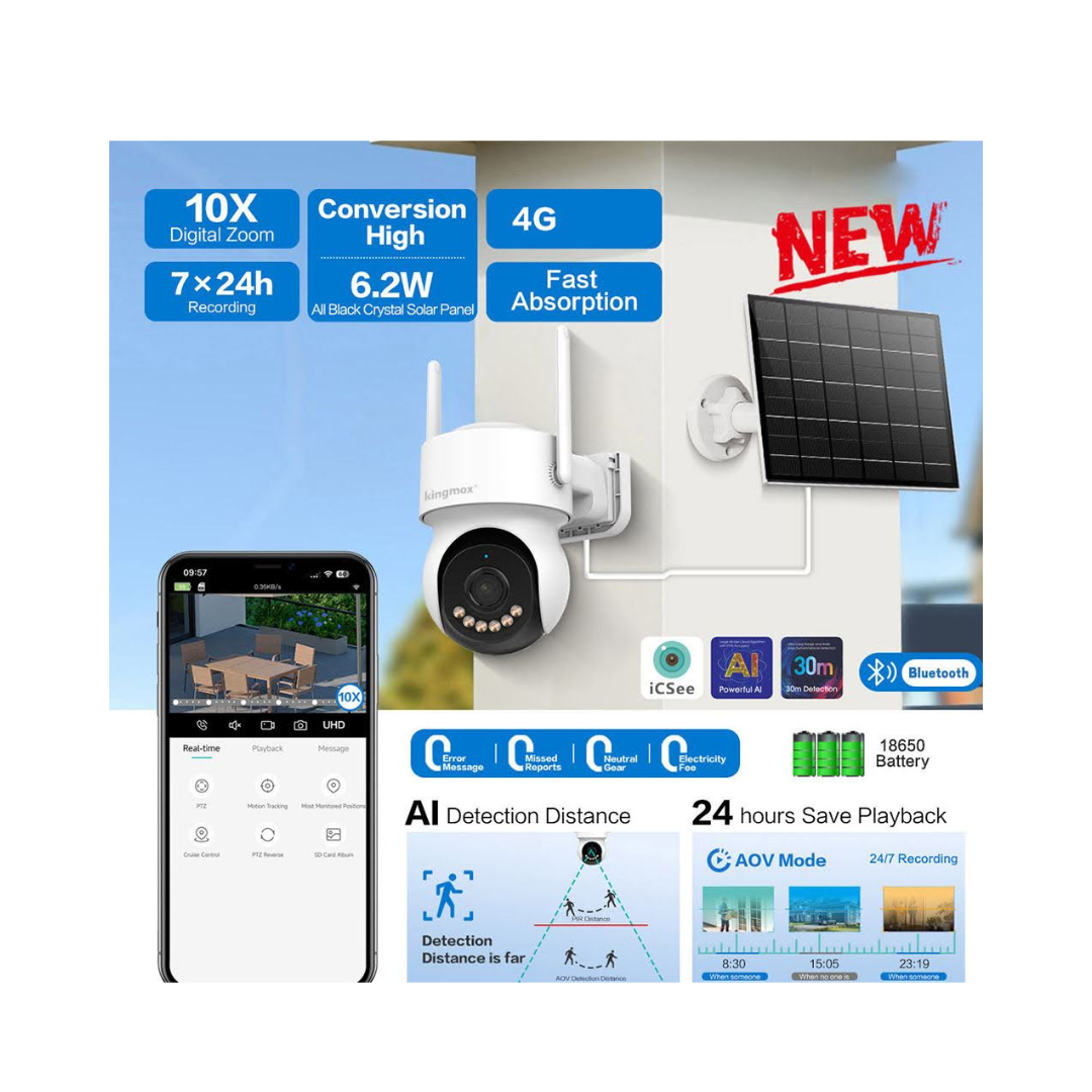 CÁMARA SOLAR 4G KM-H9025-4G