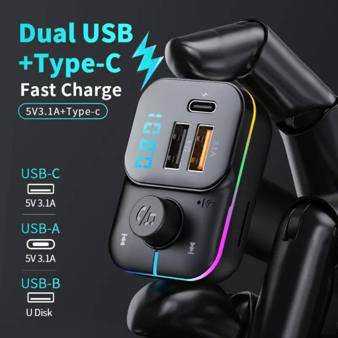 TRANSMISOR BLUETOOTH PARA AUTO C24