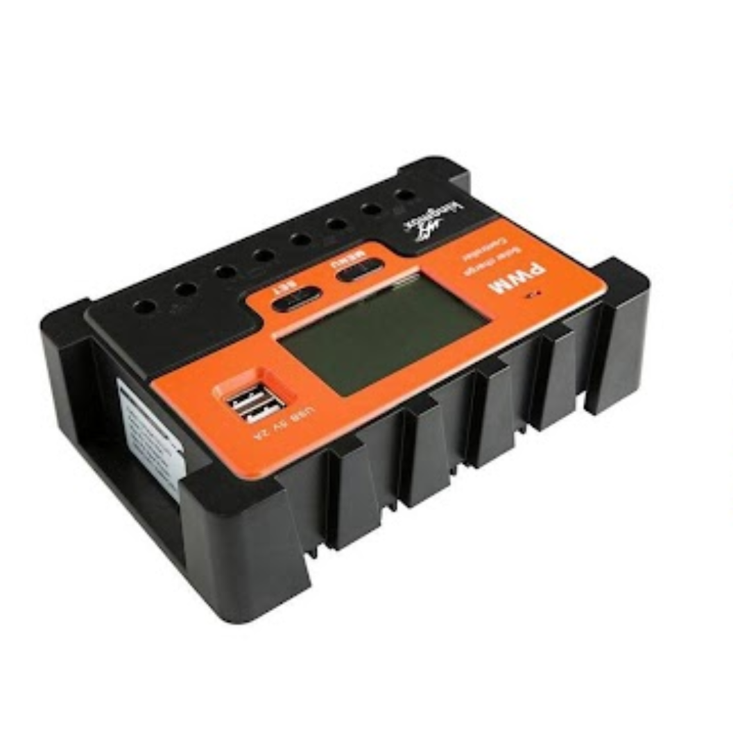 CONTROLADOR SOLAR 12V/24V DE 10A PWM 10AH