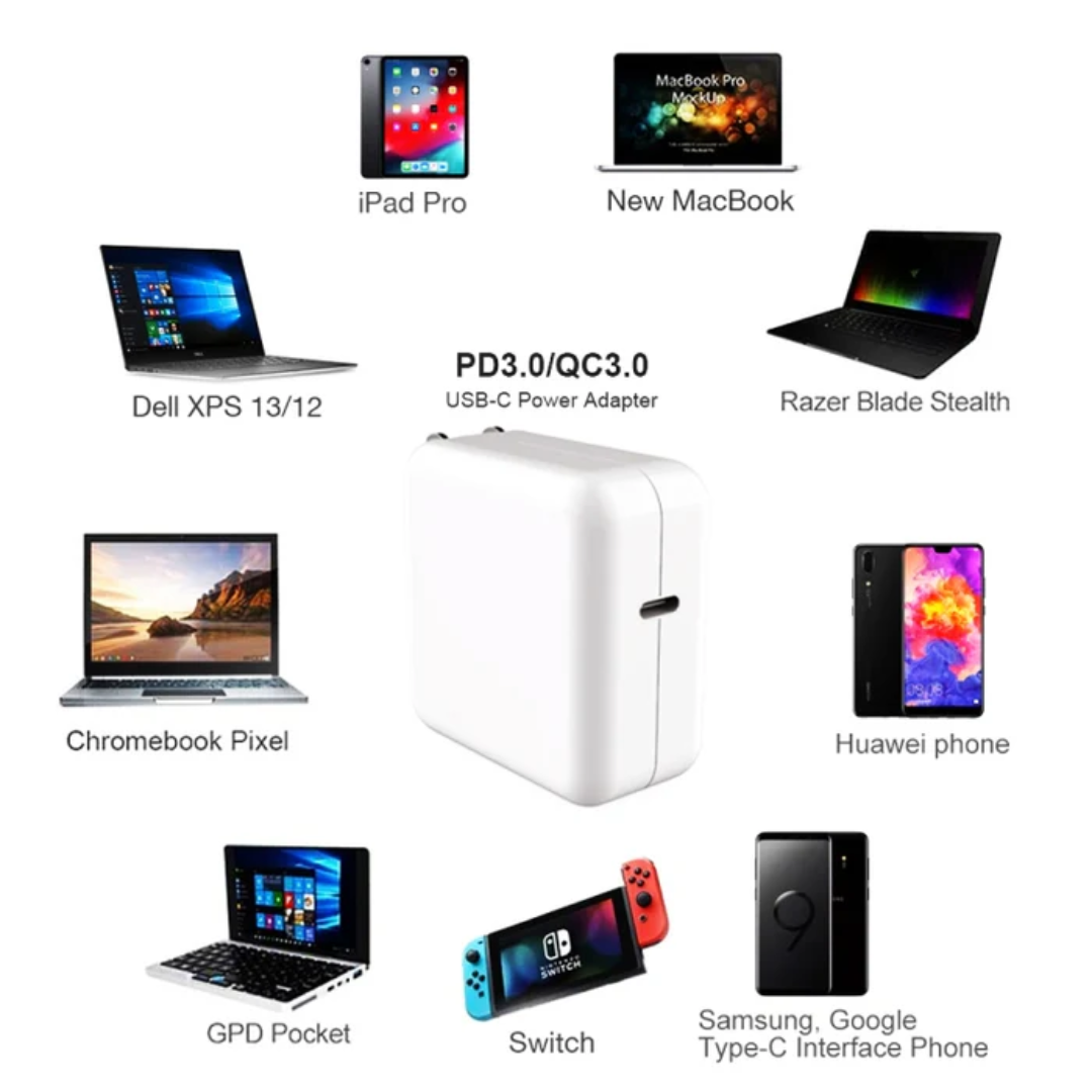 CARGADOR USB TIPO C DE 30W PDC-30W