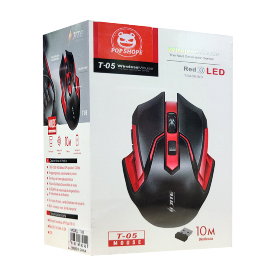 MOUSE PARA JUEGOS INALÁMBRICO T-05