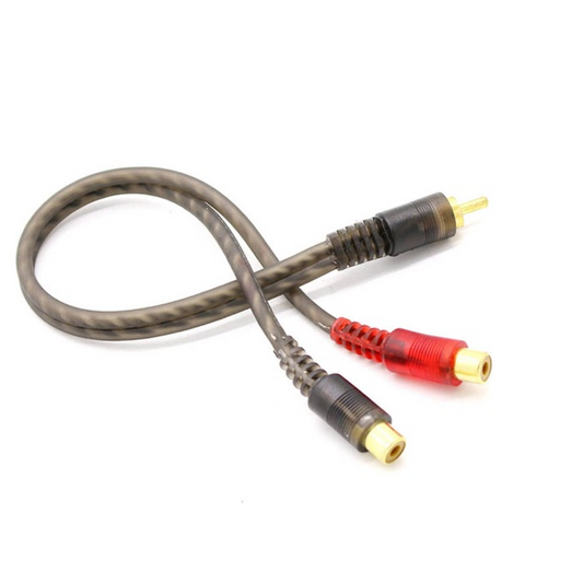 CABLE DE AUDIO PARA AUTOMÓVIL 2 A 1 K-YP04