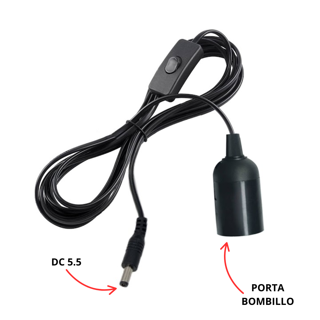 CABLE PARA BOMBILLO COLGANTE DSY-9717-5M